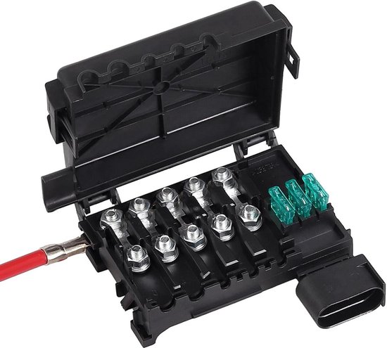 Fydun Scatola Portafusibili Batteria Auto - Terminale Batteria 1j0937550a Per 480623