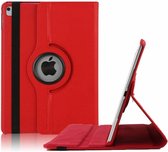 iPad hoes 5e / 6e generatie (2018 / 2017) 360° draaibaar bookcase Rood – iPad (2017) / (2018) 9.7 inch cover met standaard