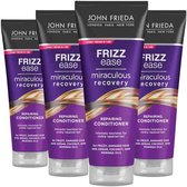 John Frieda Frizz Ease Miraculous Recovery Conditioner - 4 x 250 ml - Voordeelverpakking