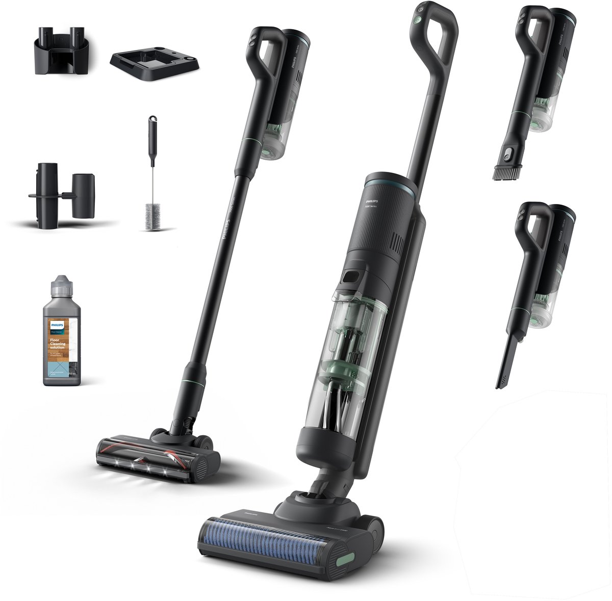 Philips 7000 Series AquaTrio Snoerloze Stofzuiger & Dweil XW7263/11 – Stofzuigen en Dweilen in Eén Beweging — afbeelding 5