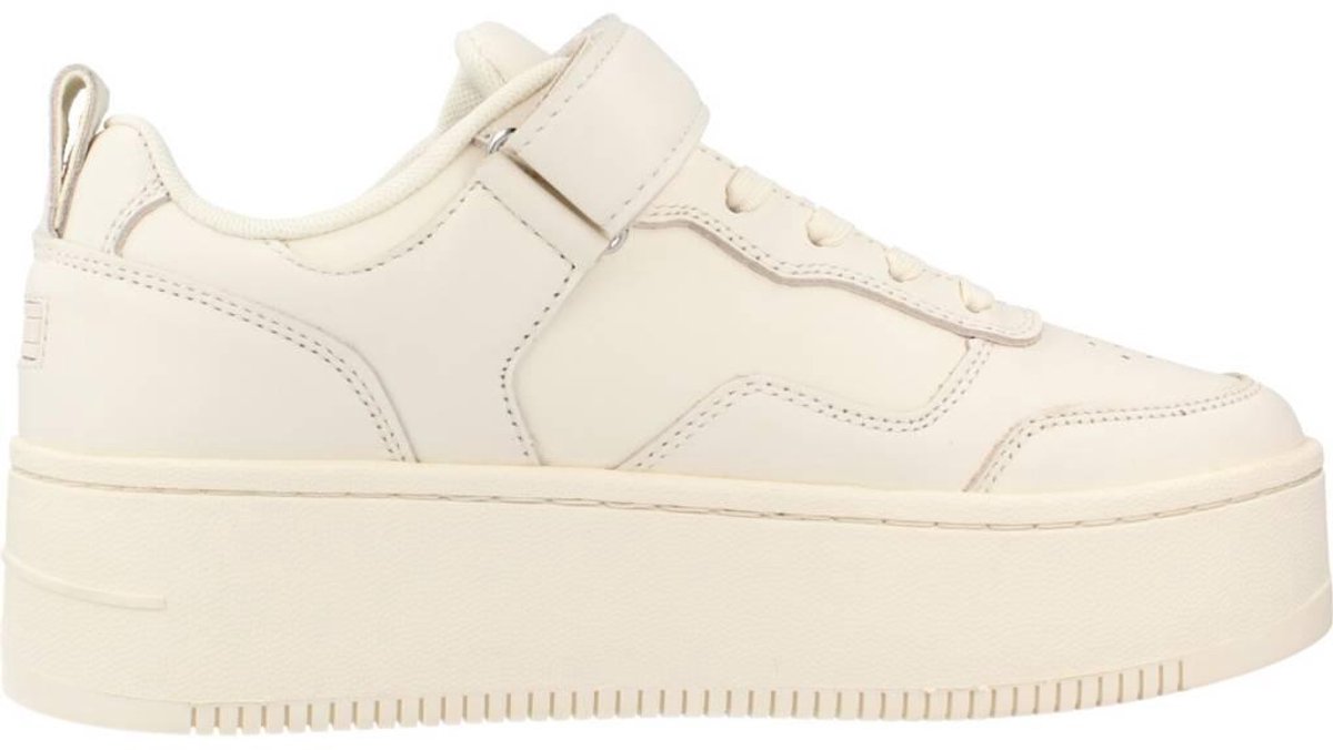 TOMMY JEANS ADHESIVE STRIP FLATFORM EU Beige