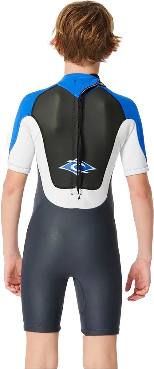 2025 Rip Curl Jongens Omega 2mm Rug Ritssluiting Shorty Wetsuit