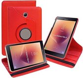 Ntech Hoesje Geschikt Voor Samsung Galaxy Tab A 8.0 (2017) T380 draaibaar Hoesje - Rood