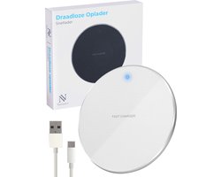 Nuvance Draadloze Oplader 10W - Inclusief Kabel - Wireless Charger - Fast Charger - Geschikt voor alle Draadloos Oplaadbare Smartphones