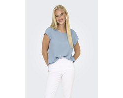 Only T-shirt Onlvic S/s Solid Top Noos Ptm 15142784 Soft Chambray Dames Maat - 38