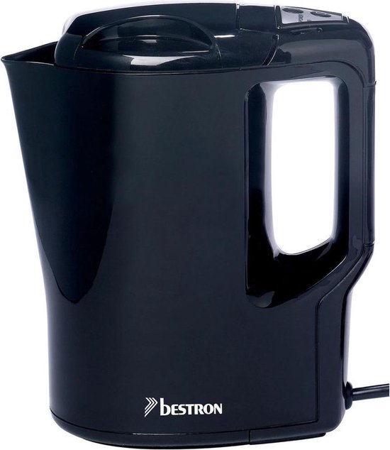 Bestron waterkoker – camping & reizen – 0.9 liter – zwart