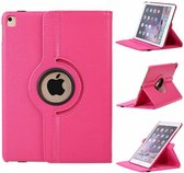 geschikt voor iPad 9.7 (2017) hoesje 360ﾰ draaibaar Pink