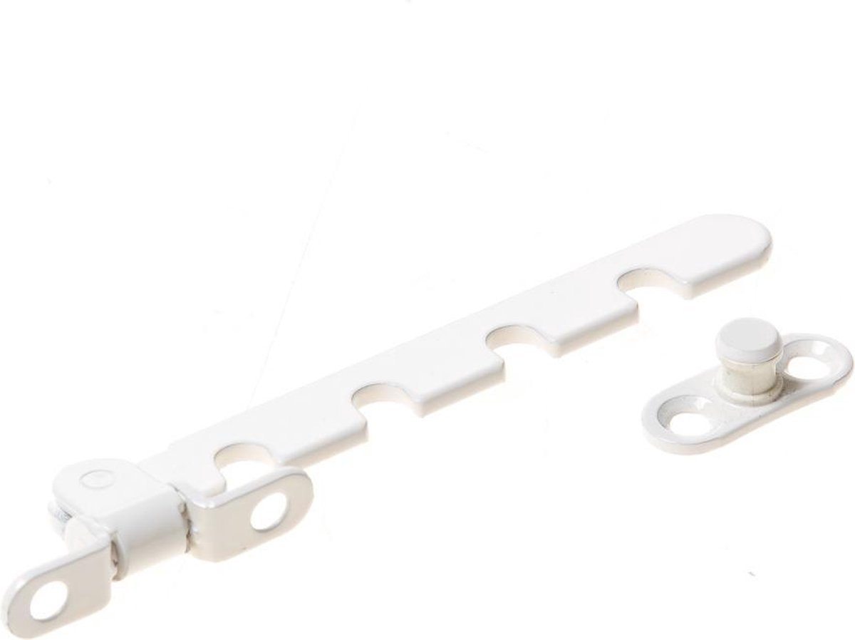 Raamvastzetter creme/wit 121mm