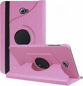 Samsung Galaxy Tab A 10,1 SM T580 / T585 Tablet Case met 360° draaistand cover hoesje - Licht Roze