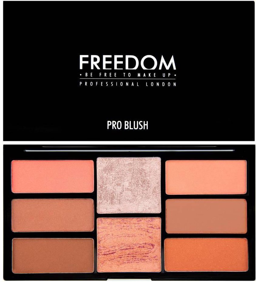 Freedom Makeup Pro Blush Palette - Peach and Baked