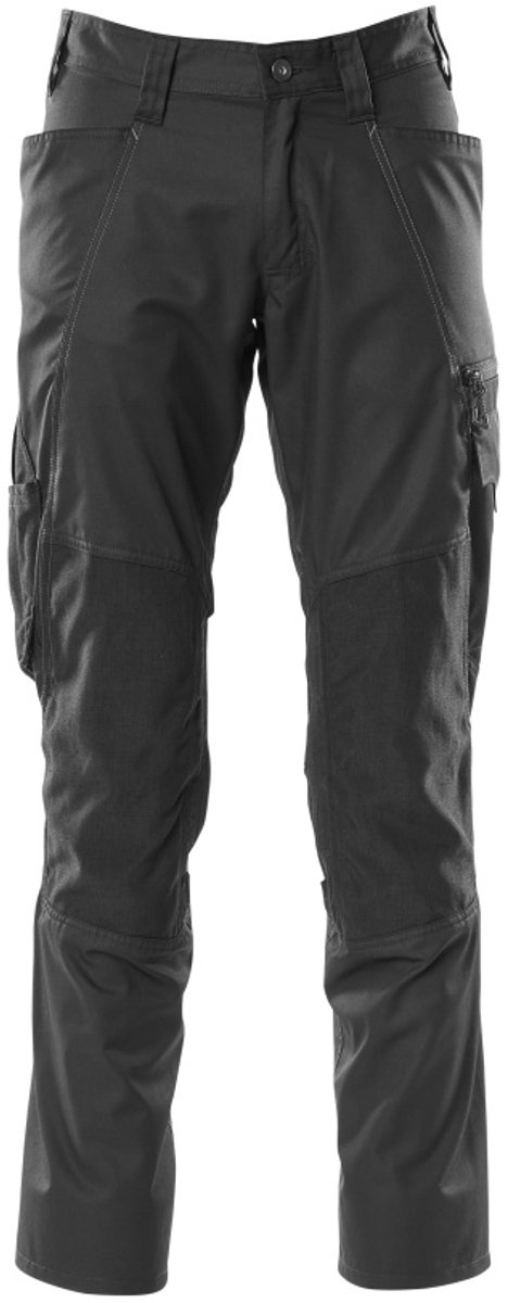 Mascot Accelerate Broek met kniezakken 18379-230 - Zwart - C58 - 82