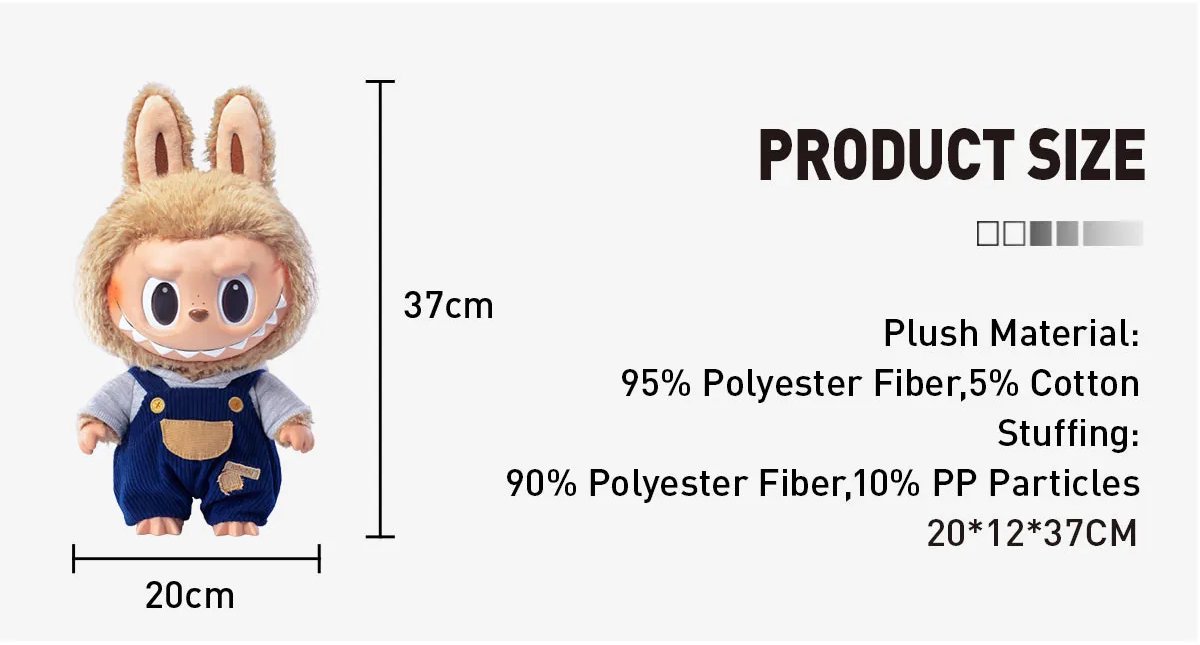 LABUBU Time to Chill-Vinyl Plush Doll | bol