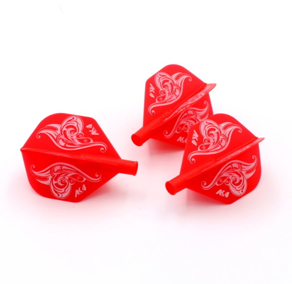 Cuesoul - Tero Flight System AK4 Flower - Red Standard - Dart Flights