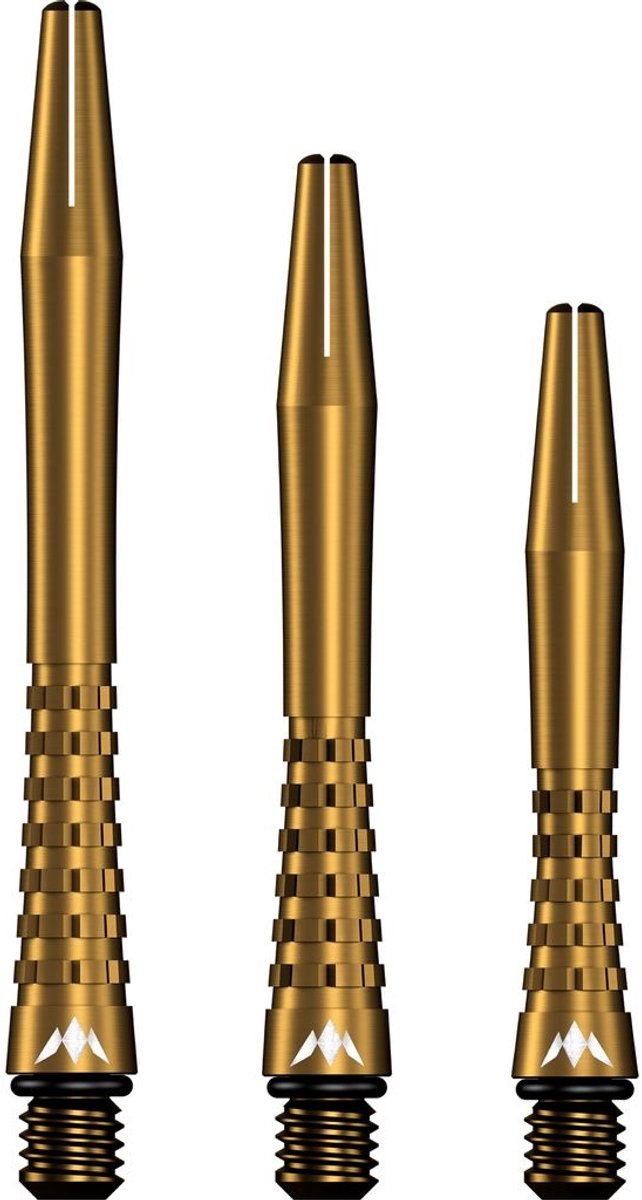 Mission Atom13 Anodised Metal Gripped Gold - Dart Shafts Short