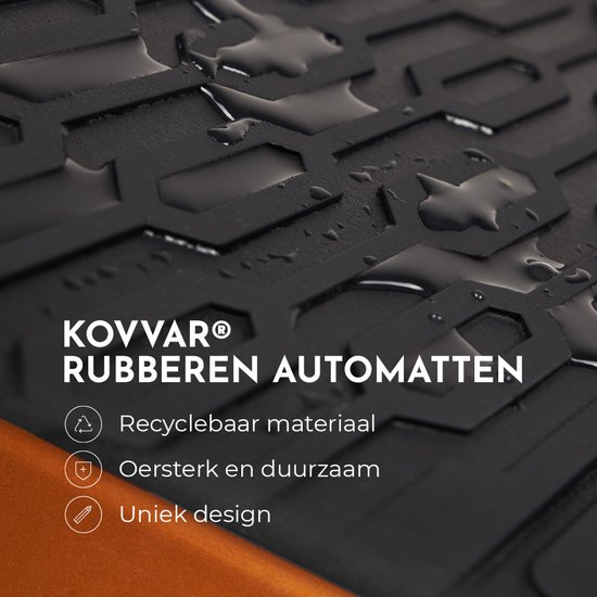 Tapis de voiture en caoutchouc pour Citroën C3 Aircross - 2025-présent - 4 pièces - Version : C3 Aircross | 5 places | Électrique