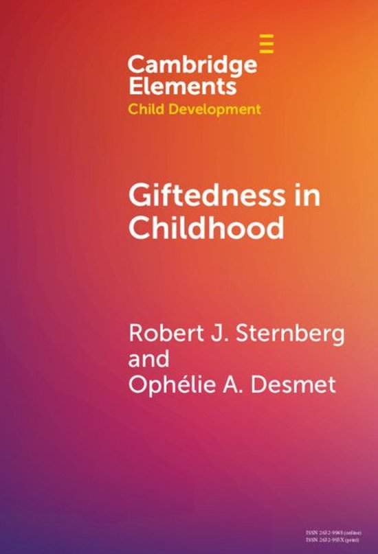 Elements in Child Development - Giftedness in Childhood - cover