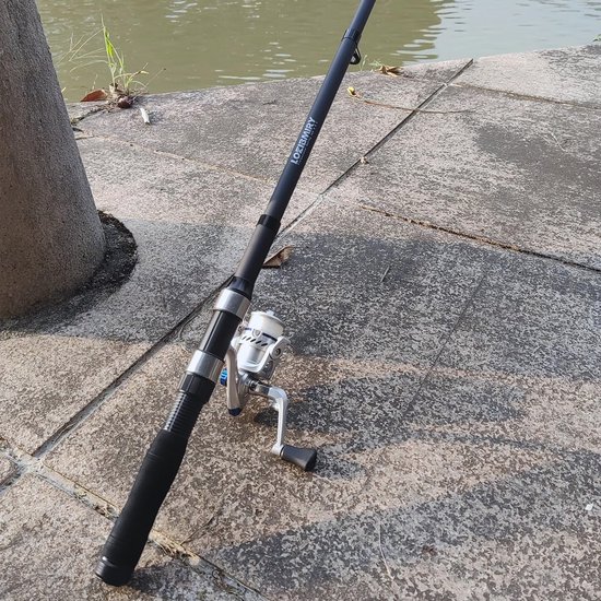 Telescopische Hengel Combo Set - 2 Stuks 7ft Visserskit voor Zoet- en Zoutwater van Sougayilang — afbeelding 3