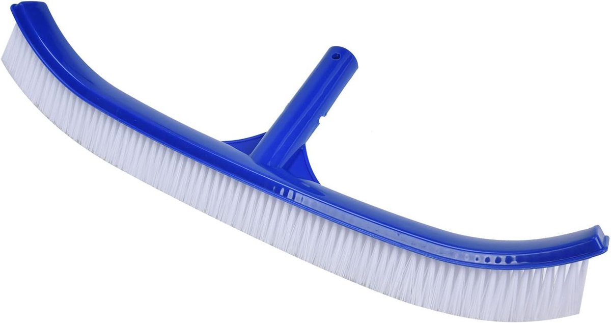 GEMAS Kunststof handvat & Kunststof borstelharen Borstel 45 cm | Blauw Zwembad Borstel | Handvat Schoon Borstel | Zwembad Muur Borstel | Zwemmen Schoonmaakgereedschap | Schoonmaak