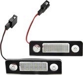 AutoStyle Set pasklare LED nummerplaat verlichting passend voor Skoda Octavia & Roomster 2004-2013