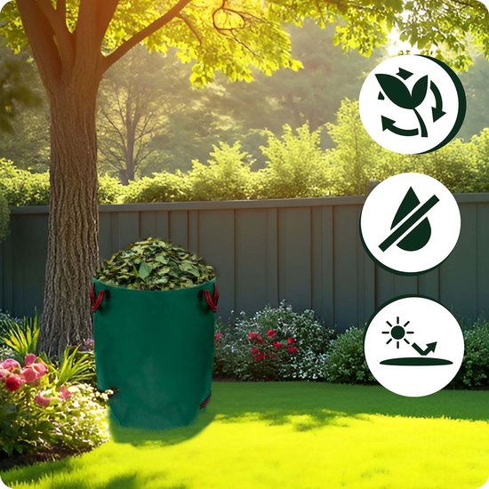 Tuinmand voor bladeren 272 l Plonos PL-524 groen van Plonos — afbeelding 4
