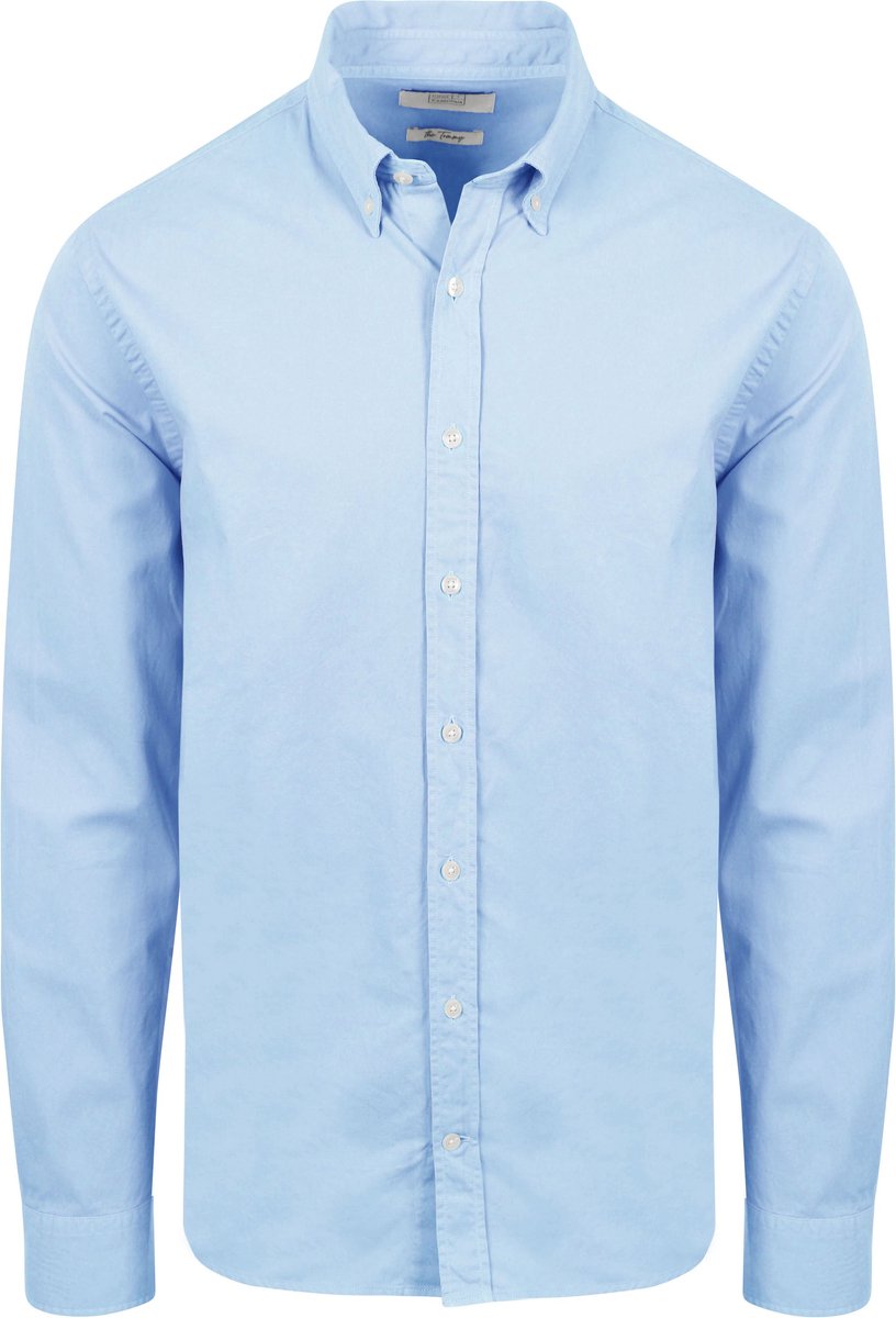 King Essentials The Tommy Overhemd Lichtblauw - Maat L - Heren