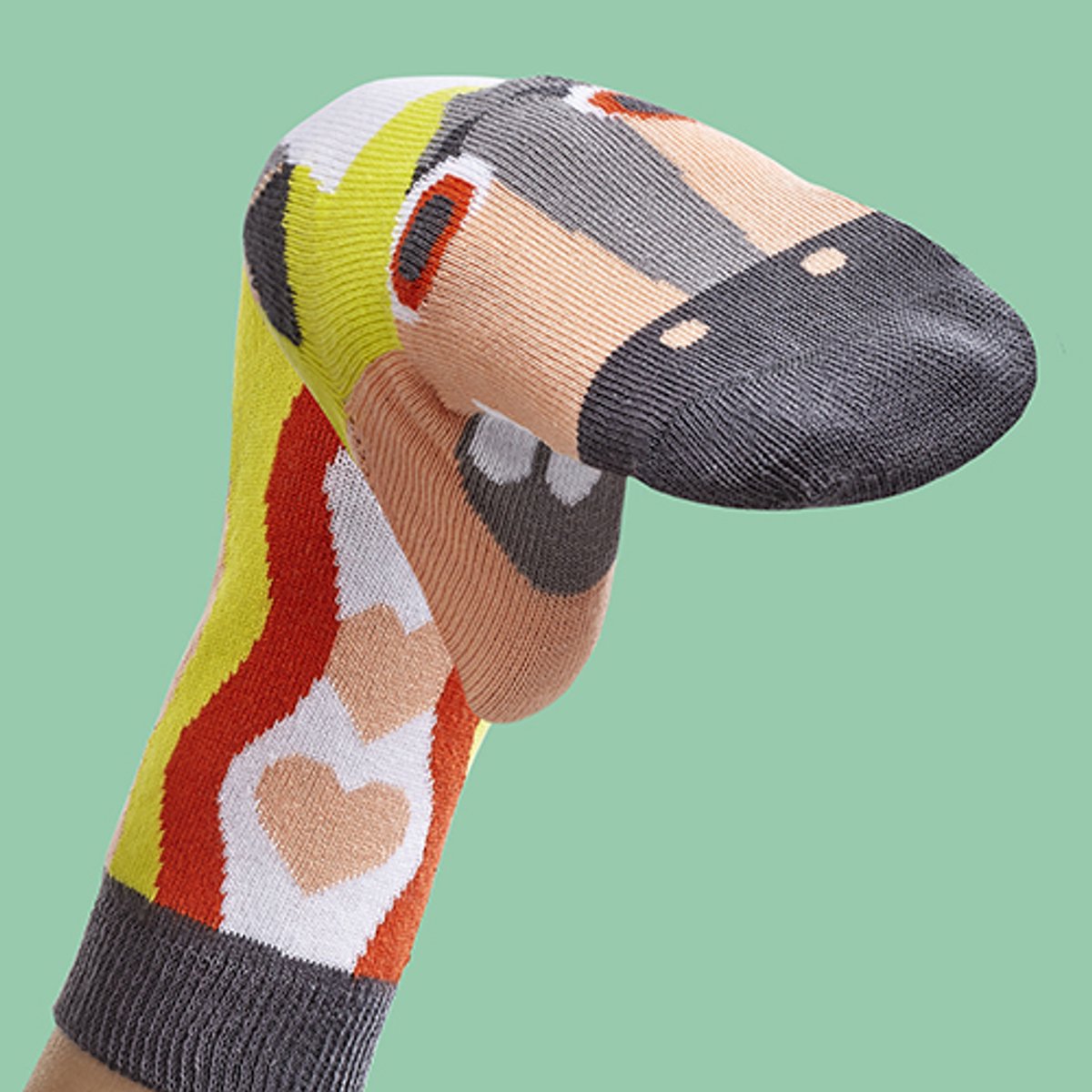WALKYTALKIES - Kindersok - Sokpop - Handpop - Eenhoorn - Maat 31-34 - 7-8 jaar