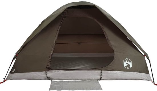 vidaXL - Koepeltent - 2-persoons - waterdicht - bruin van Vidaxl — afbeelding 5