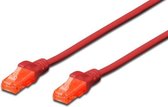 Digitus DK-1617-100/R netwerkkabel 10 m Cat6 U/UTP (UTP) Rood