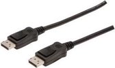 Digitus DisplayPort Aansluitkabel 2.00 m AK-340103-020-S Zwart [1x DisplayPort stekker - 1x DisplayPort stekker]