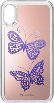 Cellularline - iPhone XR, hoesje stardust, butterfly
