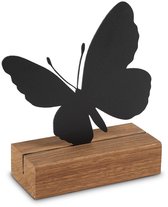 Vlinderurn - metaal in hout - inhoud as-ruimte 10ml - duurzaam - mooie symboliek - kwaliteit - uniek design