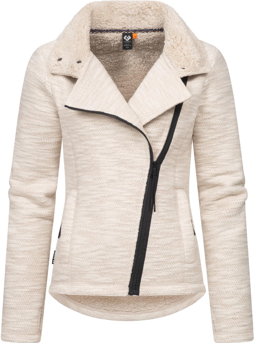 Ragwear Dames Gebreid fleecejack Saskie Melange