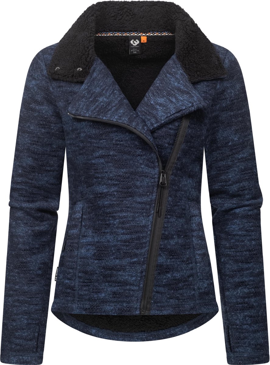 Ragwear Dames Gebreid fleecejack Saskie Melange