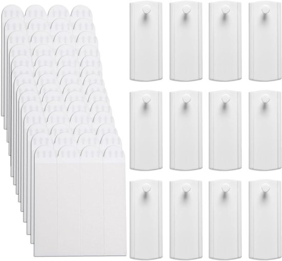 Fotohaken set 250 stuks hangers voor foto's, hang-It, fotohaken om te lijmen, schroeven