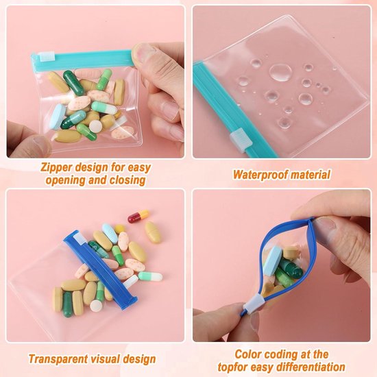 Transparante zakjes met plakstrip | 10 stuks | 12.8 x 16.5 cm
