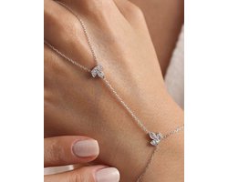 Handsieraad - handketting - statement armband - all Around Bracelet - all over bracelet - mystic armband - gecombineerde armband - bracelets - iconic - armband - armband dames - forever connected armbanden - handchain - hand chain - handketting