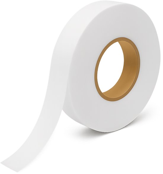 Ruban à repasser LBB - 60 mètres - 1,5 cm de large - Imperméable - Bande d'ourlet - Repassable - Bande de rideau - Bande de bord - Bande plissée