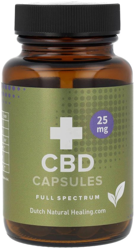 CBD Capsules 25MG - 60 stuks - 100% Full spectrum