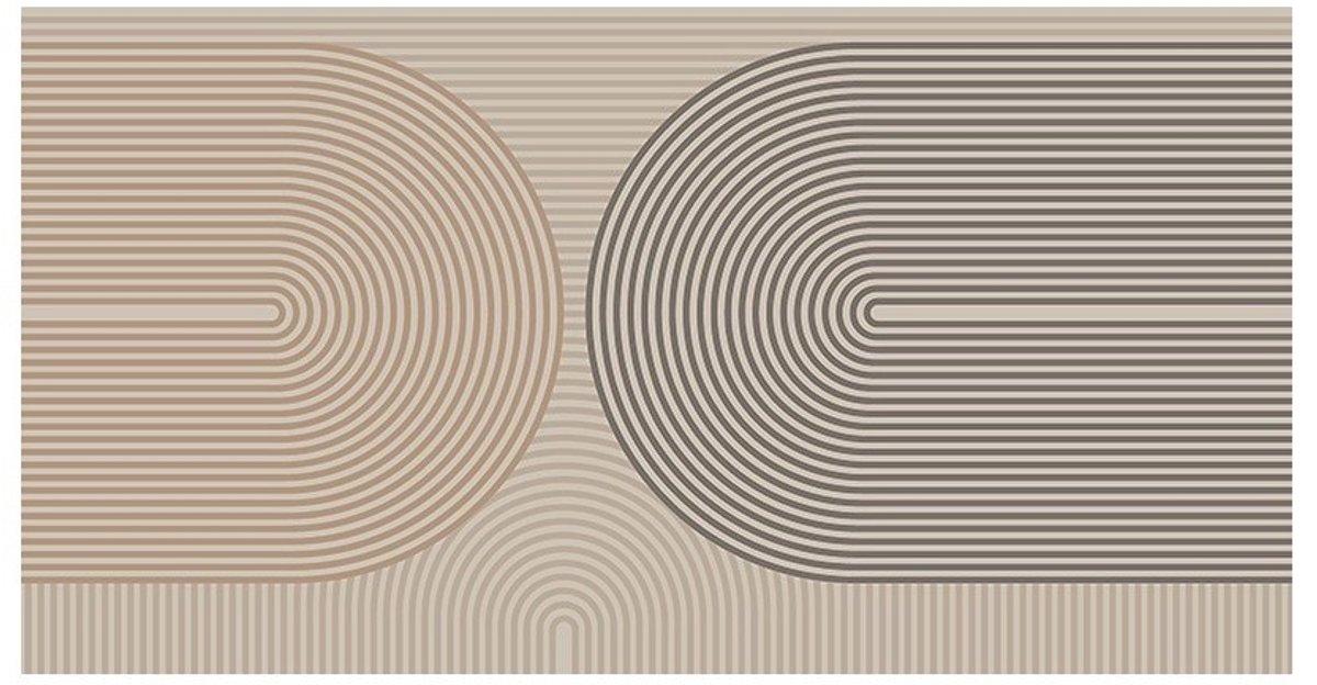 MD Entree - Deurmat - Schoonloopmat - Vision - Rainbow Beige - 40 x 80 cm