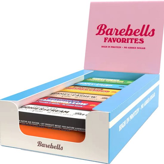 Foto: Barebells protein bars eiwitreep eiwitrepen proteine repen mix box 660 gram 12 repen 