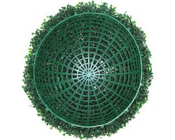 Kunstmatige Buxus Vormbomen Uit, 50,8 Cm Hoog (2 Stuks), Bolvormige Kunstplanten, het Hele Jaar Door Duurzame Groene Decoratieve Bollen voor Achtertuin, Balkon, Tuin, Bruiloft en Woondecoratie