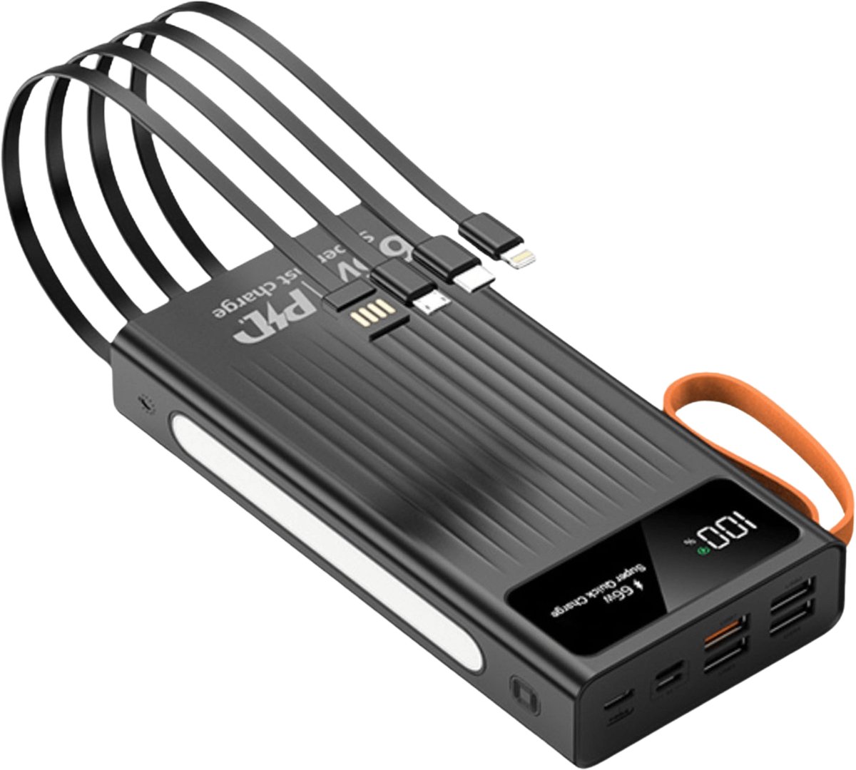 Nince Powerbank - 30.000 mAh - 22.5W Snellader - USB-A/USB-C - Nince - €32,50