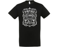 Vintage 1985 T-shirt - Limited Edition - Verjaardag en feest cadeau - Cadeau tip - 40 jaar cadeau - 40 jaar - T-shirt - 1985 - Heren - Vader Cadeau - Maat XL
