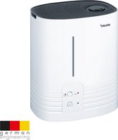 Bol.com Beurer LB 55 Luchtbevochtiger – Warmwater verdamping – Tot 50 m2 – 6 L waterreservoir – 2 Standen – 3 Jaar garantie - Wit aanbieding