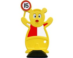 Speelmaatje Traffic Teddy ® special edition 010 - veilig verkeer beer - verkeersveiligheid pop - verkeersregelaar - verkeerspop - zware kwaliteit