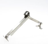 Axa Combi raamuitzetter Axaflex Classic links wegdraaiend RVS zwart 2480-29-81/E