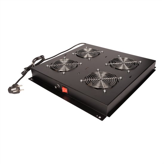 LogiLink FAU02FB ventilator met thermostaat (2 ventilatoren, 220