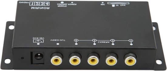 KIMISS Mobiele Digitale Video Splitter 4 Kanaals Mini 720P