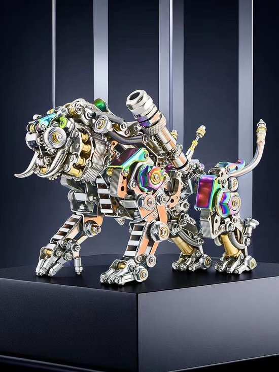 Kit de construction 3D en métal Tigre – Puzzle de Modélisme à DIY