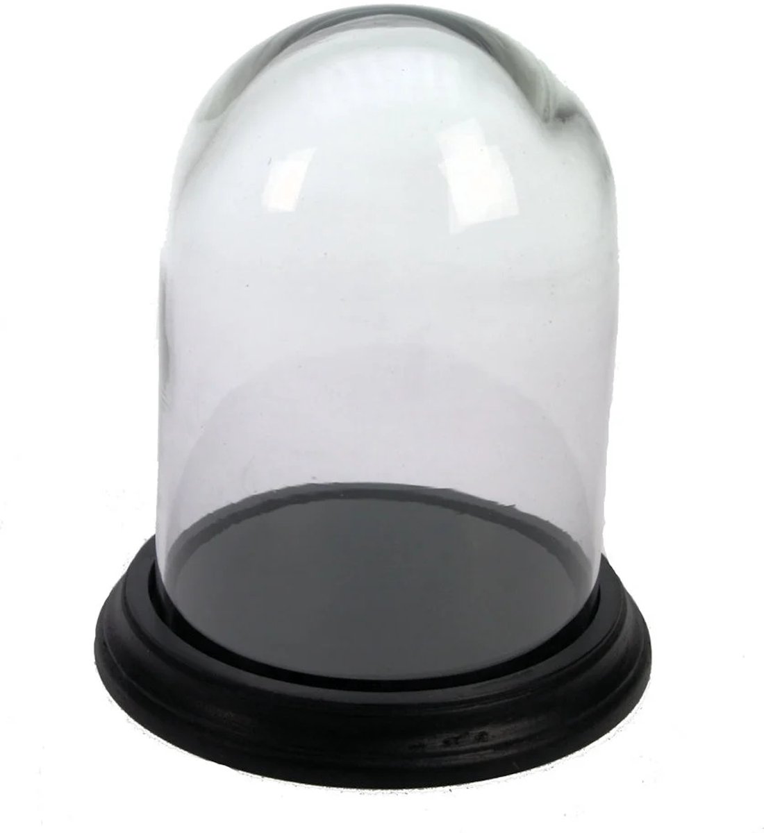 Stolp met voet zwart Ø10,5xH14,5cm